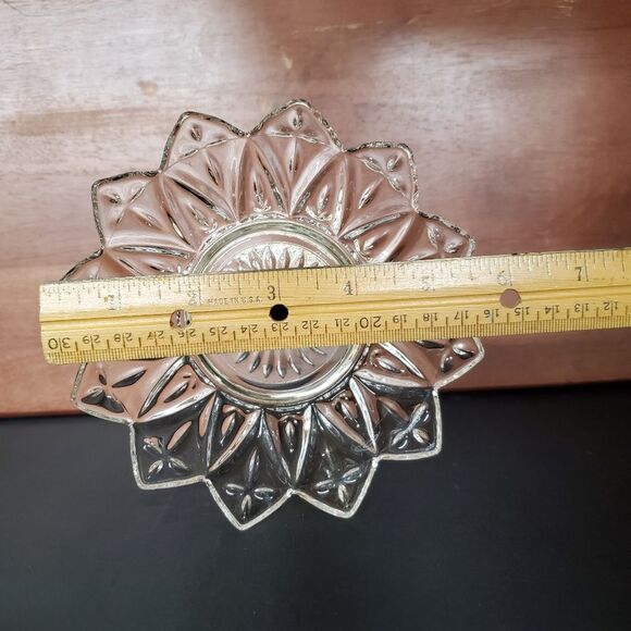 Vintage Compote Silver And Glass Cherub Angel Candy Pedestal Stand Dish - Picture 8 of 8